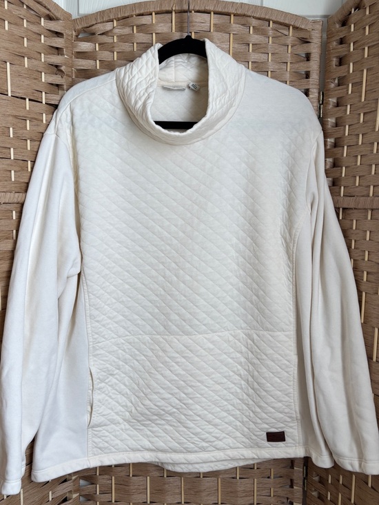 L.L. Bean Sweaters - LL Bean Quilted Cream Pullover Sweater